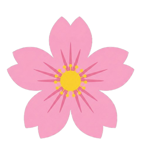 Rotating White Flower